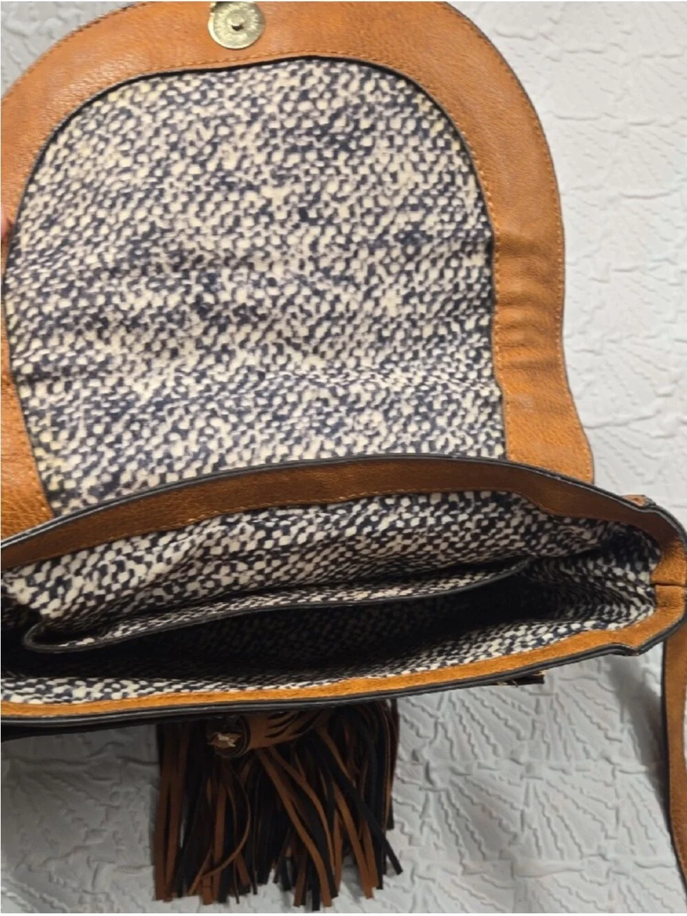 Steve Madden Tooled & Studded  Crossbody Bag